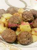 Kofta with Potatoes and Lemon
