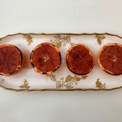 A picture of Quick and tasty grilled grapefruit.