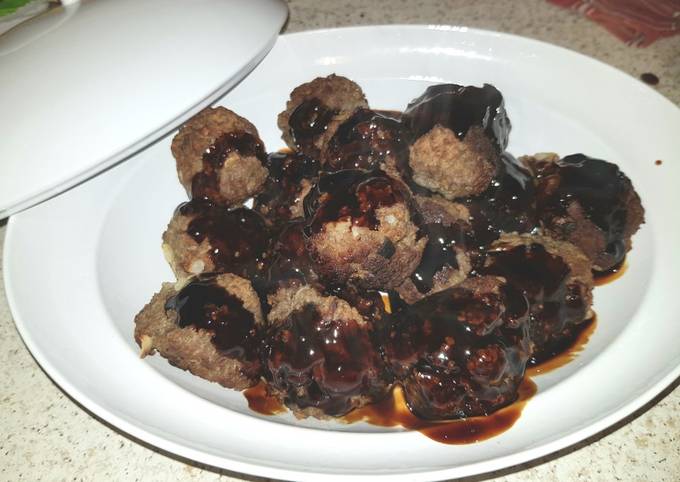 My Chinese Meatballs in Teryaki Sauce