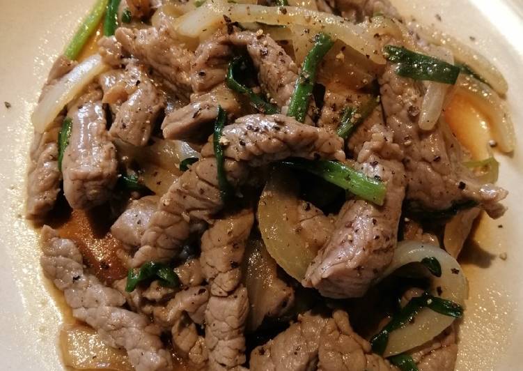 Recipe of Super Quick Sauteed Beef