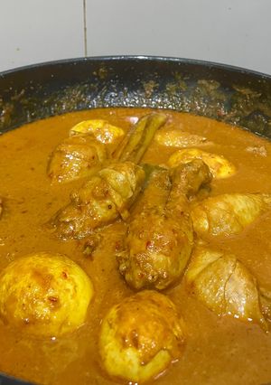 Foto resep Gulai Ayam telur