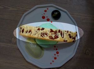 Una foto de Arco de masa quebrada con nueces