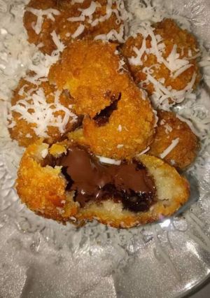 Foto resep Bola pisang coklat lumer