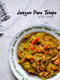 Foto resep Jangan (Tumis) Pare Tempe