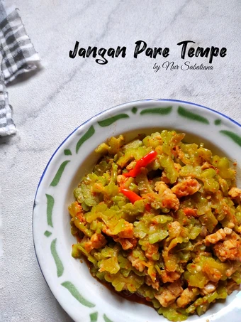 Langkah Mudah untuk Membikin Resep Jangan (Tumis) Pare Tempe yang Menggugah Selera Anti Ribet, Menggugah Selera