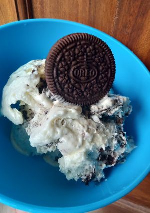 Foto resep 55. Eskrim Vanilla Oreo Praktis