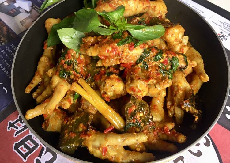 Recipe: Yummy Ceker pedas kemangi