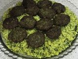 رز بالشبت مع الكفته (تمن شبنت) عراقي