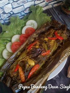 Foto resep Pepes Bandeng Daun Singkong