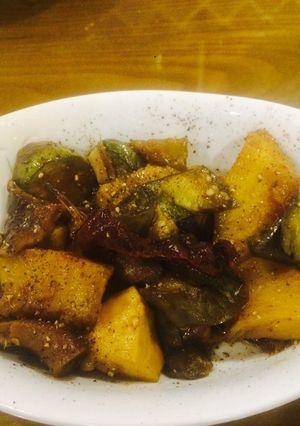 Hình của món Sake kho tộ.