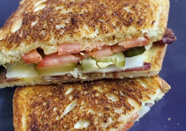 Recipe of Ultimate BPT Grilled Cheese