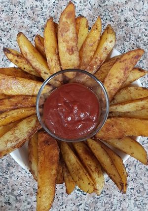 صورة لوصفة بطاطس ودجز