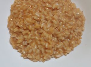 Foto di Risotto con crema di scampi