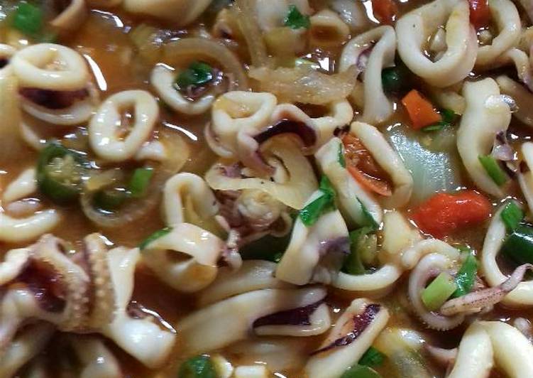 Bagaimana mengolah cumi empuk nano nano yang Bisa Manjain Lidah