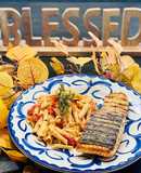 Penne pasta con tomate cherry asado (Gluten free & dairy free) 🥰