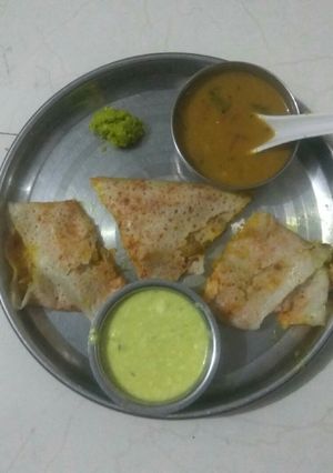 A picture of Schezwan Masala Dosa.