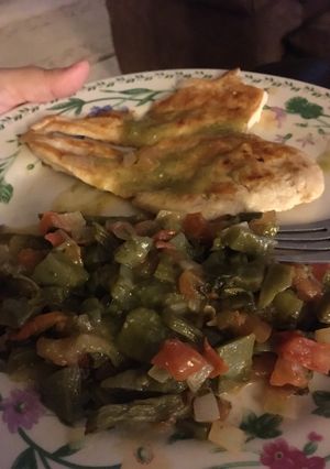 Una foto de Nopales a la mexicana
