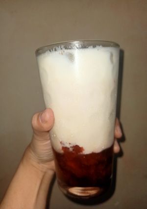 Foto resep Strawberry korean milk ala me