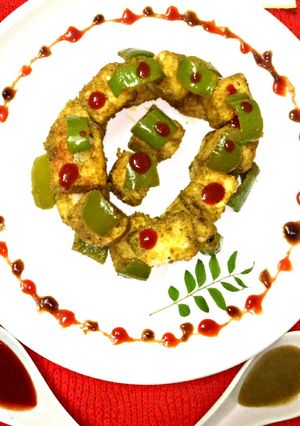 A picture of Makai ke aate ka dhokla.