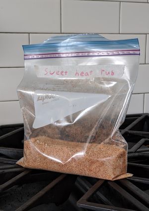 A picture of Sweet Heat Rub.
