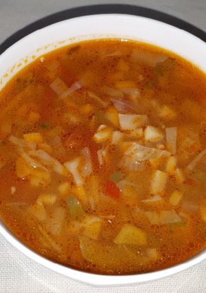 O poză a rețetei Ciorbă țărănească de legume.