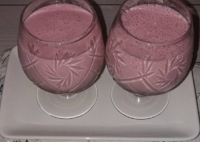 Молочный коктейль для любимых "I love you - Малинка"