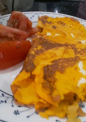 Una foto de Omelettes de zapallo!
