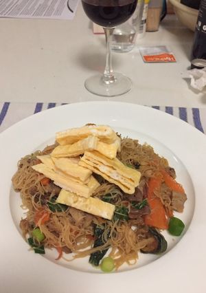 Foto resep Bihun goreng ayam sederhana