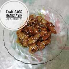 รูปของ Ayam Saos Manis Asin (ala korea)