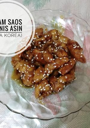Foto resep Ayam Saos Manis Asin (ala korea)