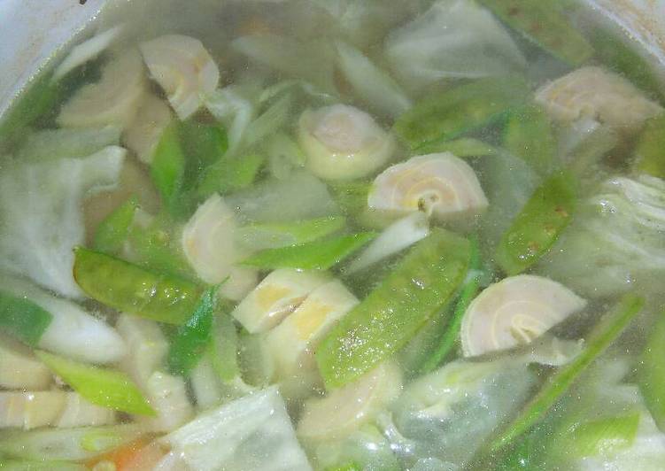 Cara Gampang Membuat Sop sayur, Enak Banget