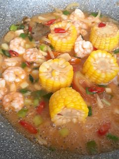 Foto resep Udang asam manis