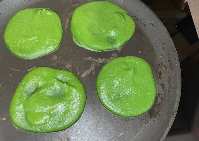 Modo semplice a Preparare Perfetto Healthy pancakes agli spinaci🥬🥞😋