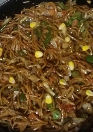 A picture of Vegetable corn noodles.