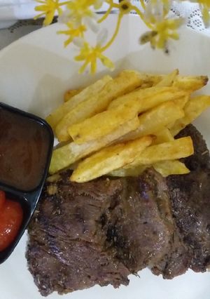 Foto resep Steak daging sederhana