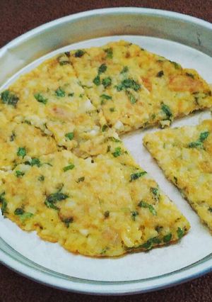 Foto resep Pizza Nasi (Mpasi 16 bulan)