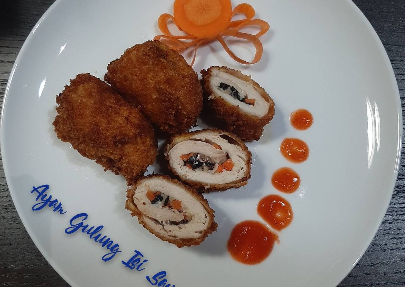 Ayam Gulung Isi Sayuran