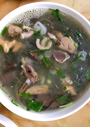 Hình của món Miến gà.