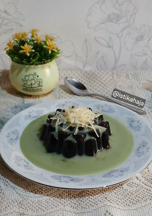 Foto resep 814. Jelly Kopi Vla Matcha