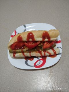 عکسی از دستور ساندویچ ماکارانی 😋