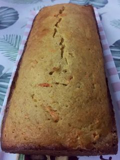 Una foto de Budín de mandarina y zanahoria