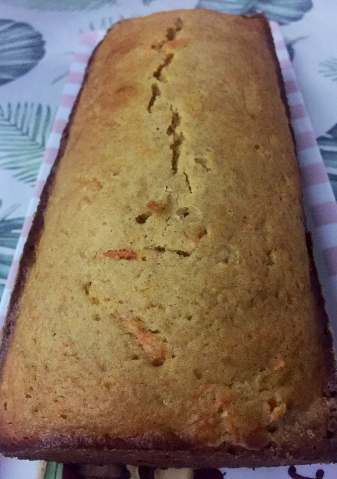 Una foto de Budín de mandarina y zanahoria