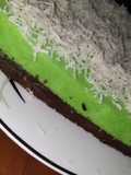 Brownies Coklat Pandan Kukus