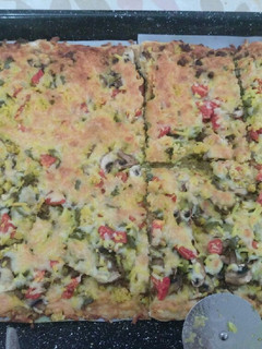عکسی از دستور پیتزای قارچ و گوشت
