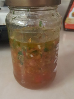 Una foto de Vinagreta de cilantro y cebolla