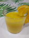 Licuado de naranja, pera y nueces