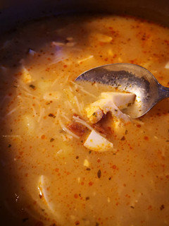 Una foto de Sopa de fideos con chorizo
