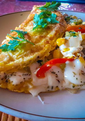 Una foto de Omelette de Verduras Light