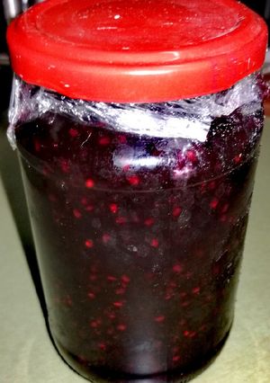 Fekete szeder dzsem recept fotója