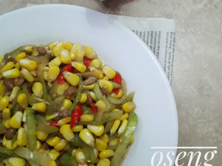  Resep membuat Oseng labu jagung masak tauco yang menggugah selera